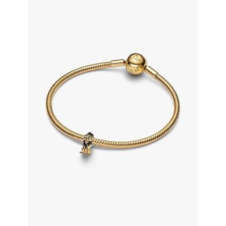 Pandora Pandora Bedel 764330C01 Disney Scar Zilver met Goudkleurige Plating