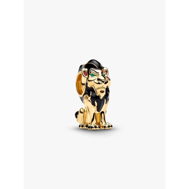 Pandora Pandora Bedel 764330C01 Disney Scar Zilver met Goudkleurige Plating