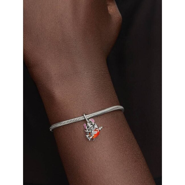 Pandora Pandora Bedel 793742C01 Zilver Disney Stitch op Raket