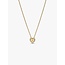 Pandora Pandora Collier 364364C01-45 Zilver met Geelgouden Plating met Hart met Zirkonia 45cm