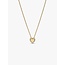 Pandora Pandora Collier 364364C01-45 Zilver met Geelgouden Plating met Hart met Zirkonia 45cm