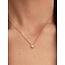 Pandora Pandora Collier 364364C01-45 Zilver met Geelgouden Plating met Hart met Zirkonia 45cm