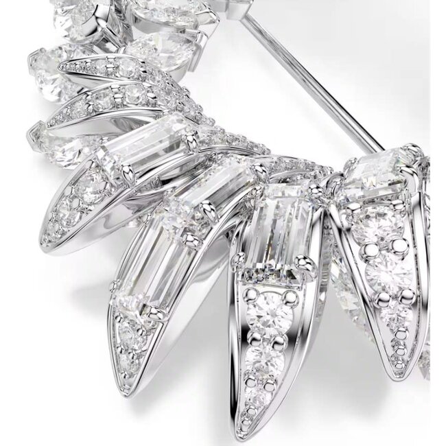 Swarovski Swarovski Broche 5754566 Mesmera Zilverkleurig met Kristallen