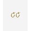 Buddha to Buddha Buddha to Buddha Oorbellen 537GV Katja Twist Zilver met Geelgouden Plating