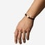 Buddha to Buddha Buddha to Buddha Armband 546BL GV Cord met Hart Zilver met Geelgouden Plating