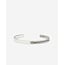 Buddha to Buddha Buddha to Buddha Armband 469 E Barbara Bangle Dual Zilver Maat E