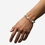 Buddha to Buddha Buddha to Buddha Armband 550 C+-E+ Ben Baroque Parel Zilver Maat C+-E+