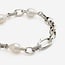 Buddha to Buddha Buddha to Buddha Armband 550 C+-E+ Ben Baroque Parel Zilver Maat C+-E+