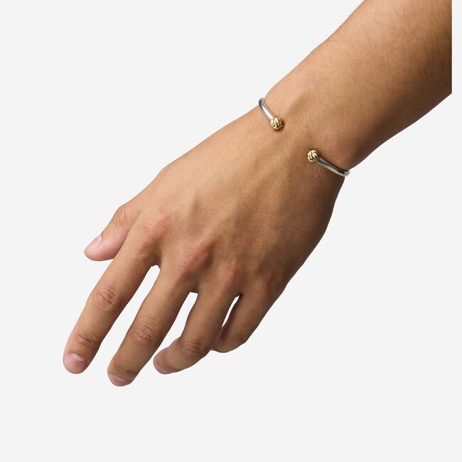 Buddha to Buddha Buddha to Buddha Armband 011BI D Katja Bangle Bicolor Maat D