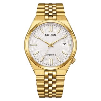 Citizen Citizen Horloge NK0022-50A Tsuyosa Staal met Geelgouden Plating Automaat Saffierglas 40mm
