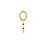 Blinckers Jewellery Huiscollectie BJ Hanger 40.23969 14k Geelgoud Letter B 9.5x3.5mm