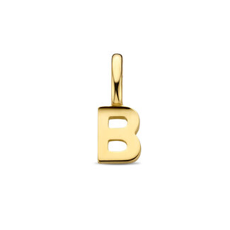 Blinckers Jewellery Huiscollectie BJ Hanger 40.23969 14k Geelgoud Letter B 9.5x3.5mm