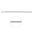 Blinckers Jewellery Huiscollectie BJ Collier 13.37484 Zilver Vossestaart 2,5mm 50cm
