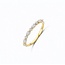 Blush Blush Ring LG1065Y/54 14k Geelgoud met 0.26crt en 0.18crt GSI Labgrown Briljant en Baquette geslepen Diamant Maat 54