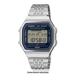 Casio Casio Vintage Horloge ABL-100WE-2AEF Staal Quartz Digitaal Bluetooth Step Tracker 35mm