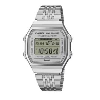 Casio Casio Vintage Horloge ABL-100WE-7AEF Staal Quartz Digitaal Bluetooth Step Tracker 34mm