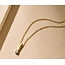 Ti Sento Milano Ti Sento Collier 34131ZY/42 Zilver met Geelgouden Plating en Zirkonia 42cm