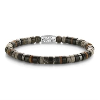 Rebel & Rose Rebel & Rose Armband RR-60159-S-L Slices Grezy Days 6mm Maat L