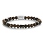 Rebel & Rose Rebel & Rose Armband RR-60160-S-M Variations Brown Forest 6mm Maat M