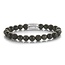 Rebel & Rose Rebel & Rose Armband RR-80130-S-L Deep Forest 8mm Maat L