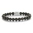 Rebel & Rose Rebel & Rose Armband RR-80130-S-L Deep Forest 8mm Maat L