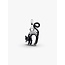 Pandora Pandora Bedel 794769C01 Zilver Zwarte Kat met Glow in The Dark