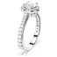 Swarovski Swarovski Ring 5717929 Una Angelic Zilverkleurig  Maat 55