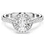 Swarovski Swarovski Ring 5717929 Una Angelic Zilverkleurig  Maat 55