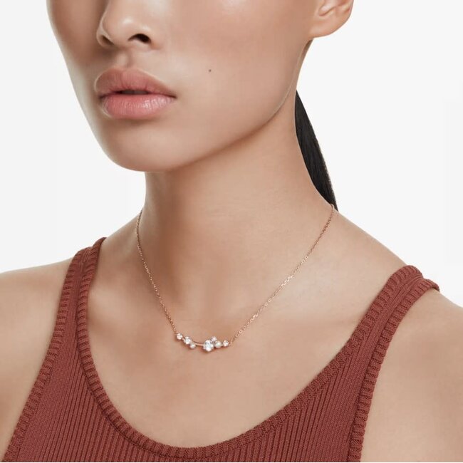 Swarovski Swarovski Collier 5729504 Constella Rosekleurig met Kristal 38-48cm