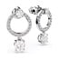 Swarovski Swarovski Oorbellen 5563278 Constella Zilverkleurig met Kristal