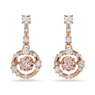 Swarovski Swarovski oorbellen 5744239 Constella Rosekleurig met Roze Kristal