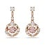 Swarovski Swarovski oorbellen 5744239 Constella Rosekleurig met Roze Kristal