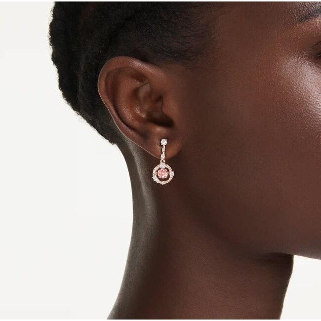 Swarovski Swarovski oorbellen 5744239 Constella Rosekleurig met Roze Kristal