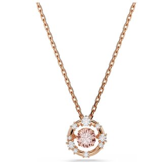Swarovski Swarovski Collier 5744244 Constella Rosekleurig met Roze Kristal 38-45cm