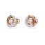 Swarovski Swarovski Oorbellen 5692258 Dextera Rosekleurig met Kristal