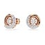Swarovski Swarovski Oorbellen 5692258 Dextera Rosekleurig met Kristal