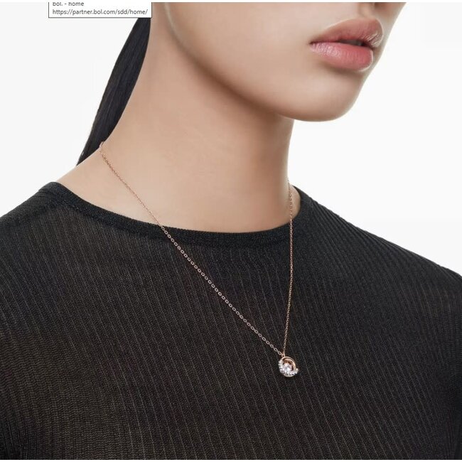 Swarovski Swarovski Collier 5692257 Dextera Rosekleurig met Kristal 38-45cm