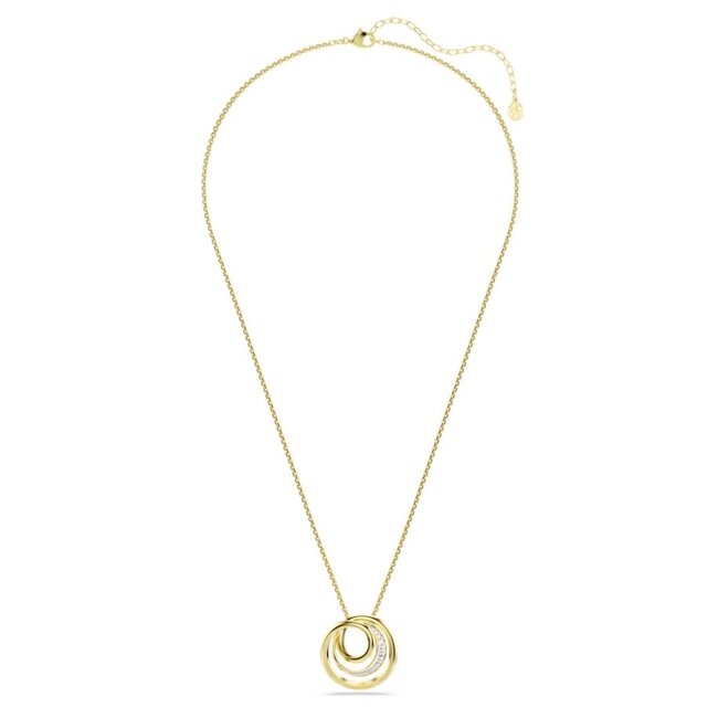 Swarovski Swarovski Collier 5740410 Hyperbola Goudkleurige Plating met Kristallen 50-57cm