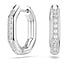 Swarovski Swarovski Oorbellen 5724585 Dextera Zilverkleurig Achthoeking met Kristal