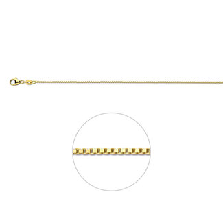 Blinckers Jewellery Huiscollectie BJ Collier 40.03907 14k Geelgoud Venetiaans 1.1mm x 50cm