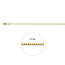 Blinckers Jewellery Huiscollectie BJ Collier 40.03907 14k Geelgoud Venetiaans 1.1mm x 50cm
