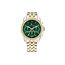 Tommy Hilfiger Tommy Hilfiger Horloge TH1782969 Mellie Staal Bi-color Quartz Chronograaf met Groene Wijzerplaat 36mm