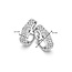 Excellent Jewelry Excellent Oorbellen OG216593 14k Witgoud met 0.32crt H SI Diamant 3.7mm x 12mm