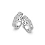 Excellent Jewelry Excellent Oorbellen OG216593 14k Witgoud met 0.32crt H SI Diamant 3.7mm x 12mm