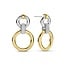 Ti Sento Milano Ti Sento Oorbellen 78089ZY Zilver met 14k Geelgouden Plating met Zirkonia