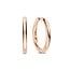 Ti Sento Milano Ti Sento Oorbellen 78120SR Zilver met Rosekleurige Plating 25mm