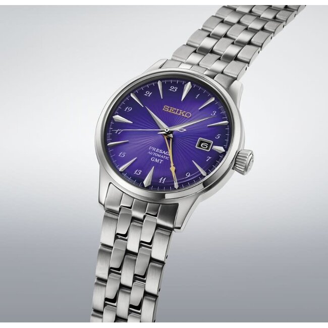 Seiko Seiko Horloge HCB006J1 Presage GMT Staal Automaat 145 the Anniversary 39mm Limited Edition
