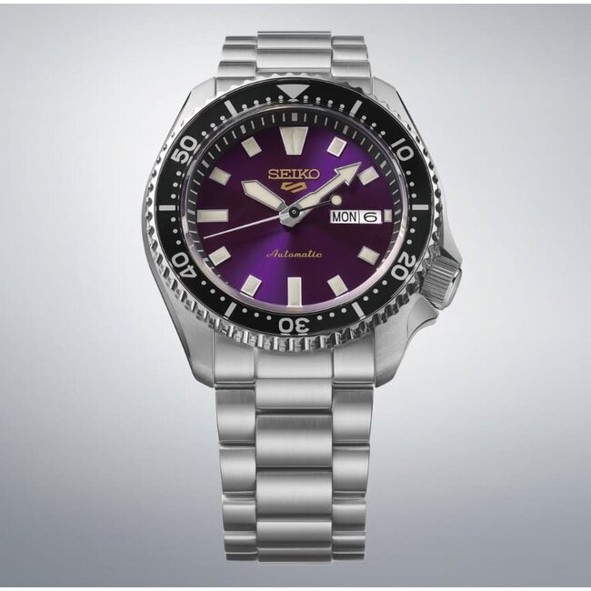 Seiko Seiko Horloge HDB003K1 5 Sport Staal Automaat 145 the Anniversary 40mm Limited Edition