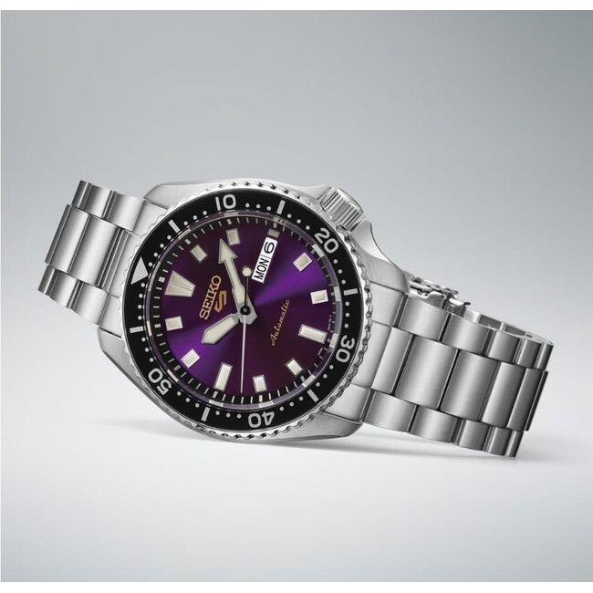 Seiko Seiko Horloge HDB003K1 5 Sport Staal Automaat 145 the Anniversary 40mm Limited Edition