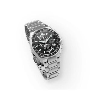 Citizen Citizen Horloge AT8390-55E Titanium Eco-drive Radio Controlled Saffierglas met Zwarte Wijzerplaat 39mm
